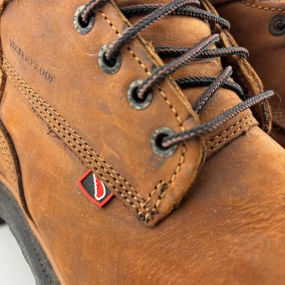 Red Wing 4215 DynaForce Work Boots 10 Brown Waterproof Safety Toe EH USA